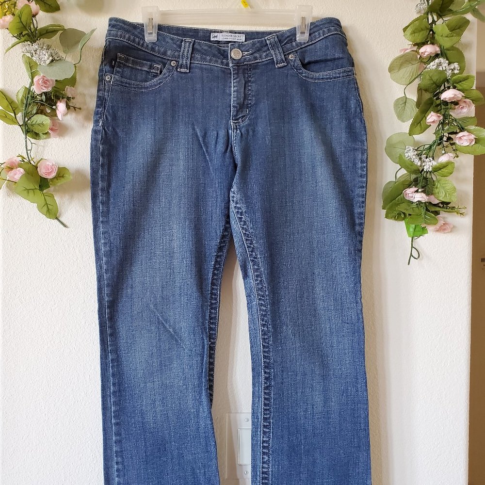 LEE - BLUE DENIMJEANS - SLENDER SECRET / 12 MEDIUM